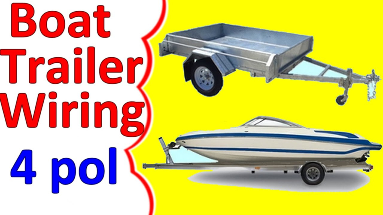 Boat Trailer Wiring Diagram 4 Pin - Youtube - Boat Trailer Wiring Diagram