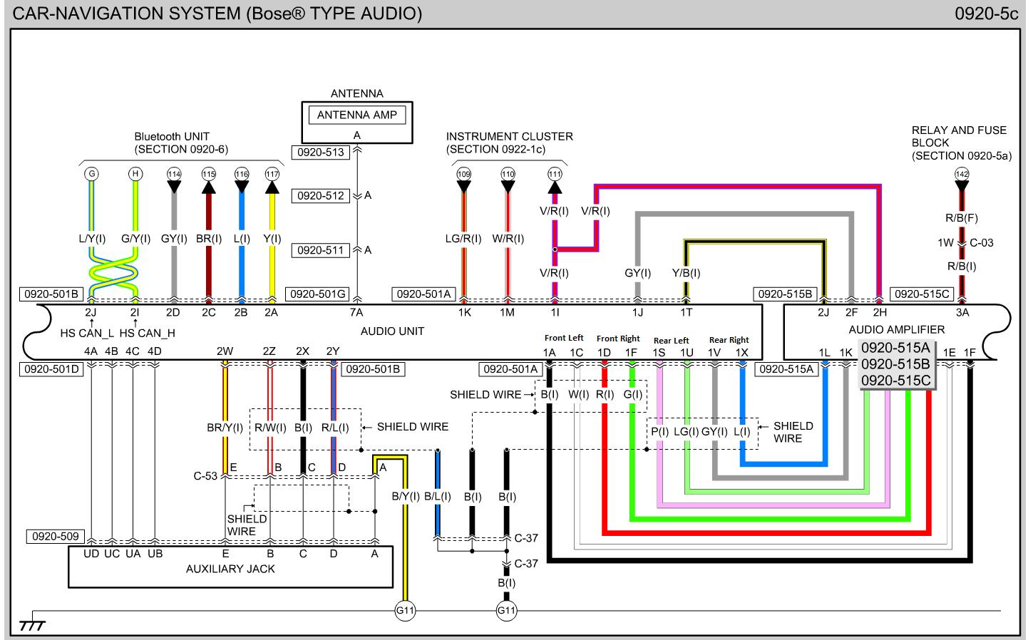 Bose Car Stereo Wiring Diagrams | Wiring Diagram - Bose Car Amplifier Wiring Diagram