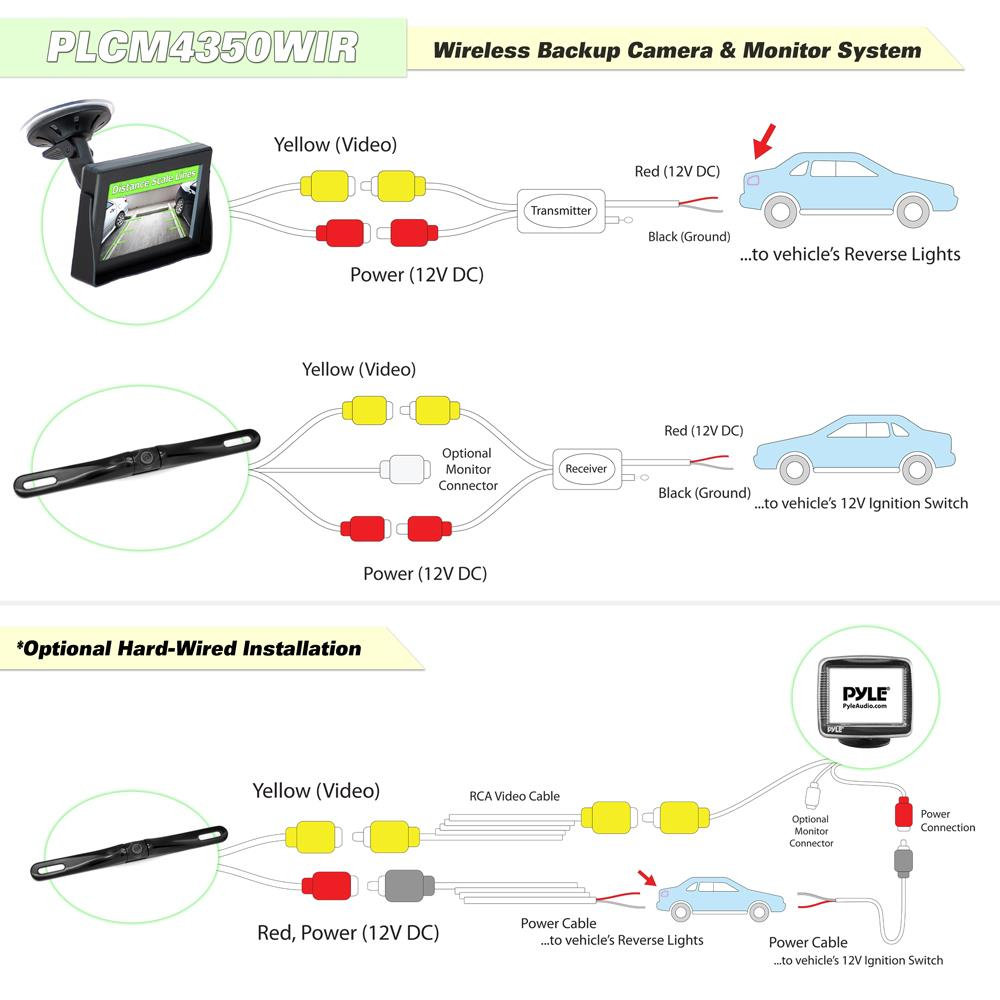 Boss Rear View Camera Wiring Diagram | Wiring Library - Leekooluu Backup Camera Wiring Diagram