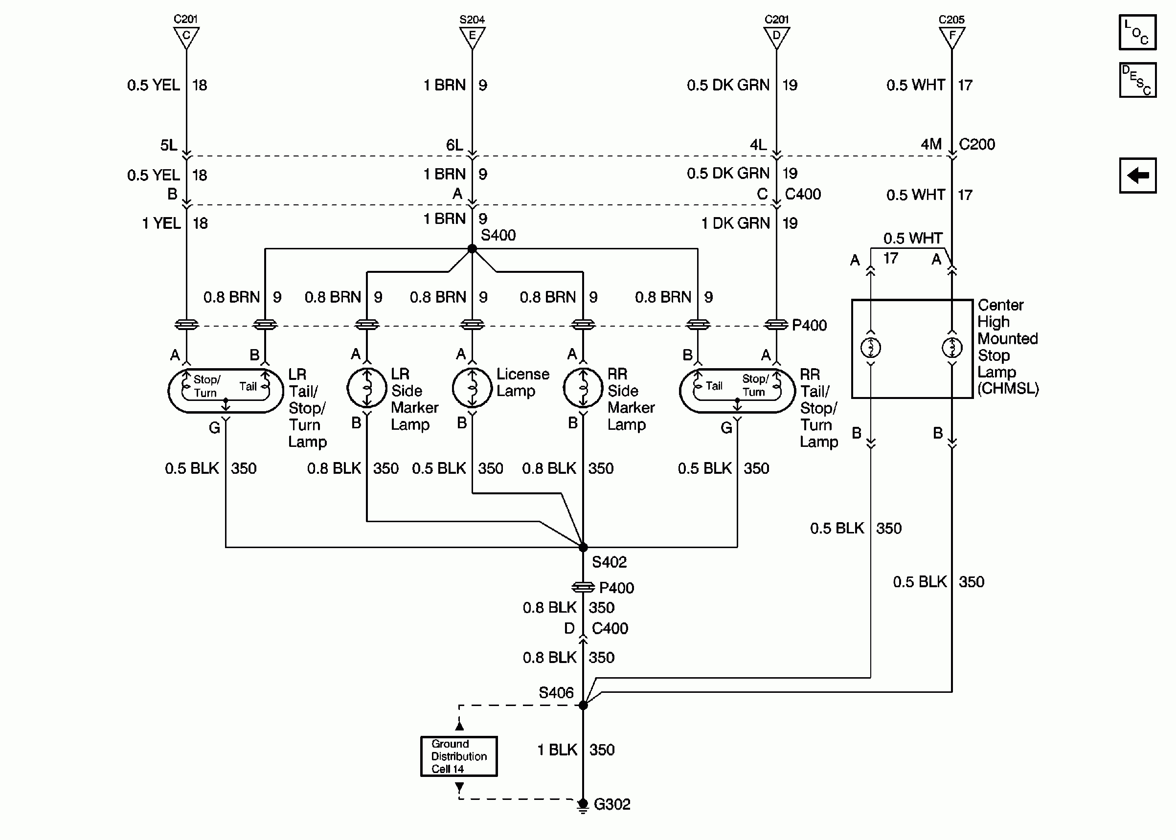 Brake Light Wiring Diagram For 1997 Chevy Lumina - Brake Lights Wiring Diagram