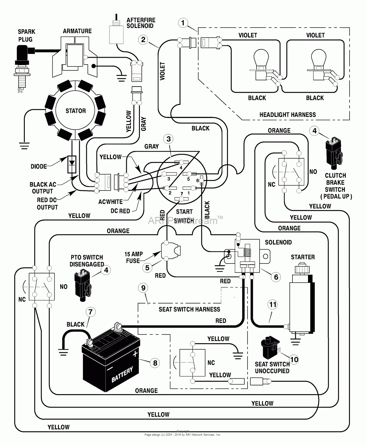 Zee 2 | Dixie Chopper - Briggs And Stratton Wiring Diagram 18 Hp