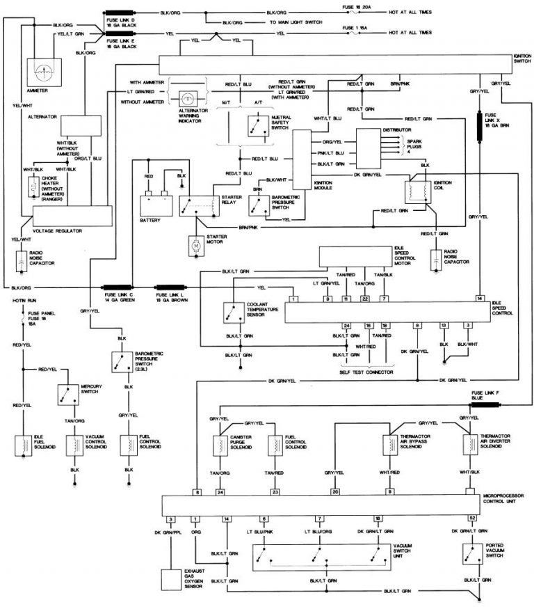 Bronco Ii Wiring Diagrams : Bronco Ii Corral - 1990 Ford Bronco Wiring Diagram - Cadician's Blog