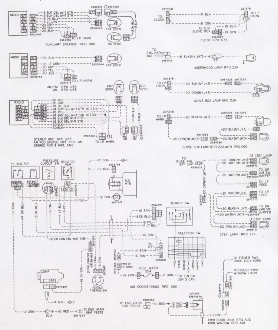 1973 el camino wiring diagram