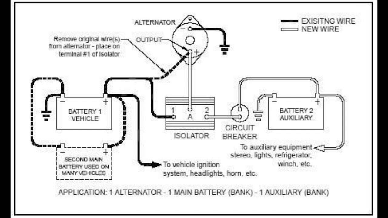 Canadian Energy™ - Battery Isolator : 101 - Youtube - Battery Isolator Wiring Diagram