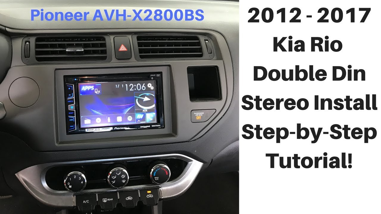 Car Stereo Wiring Harness For Kia Rio - Wiring Diagrams Hubs - Pioneer Avh-X2800Bs Wiring Harness Diagram