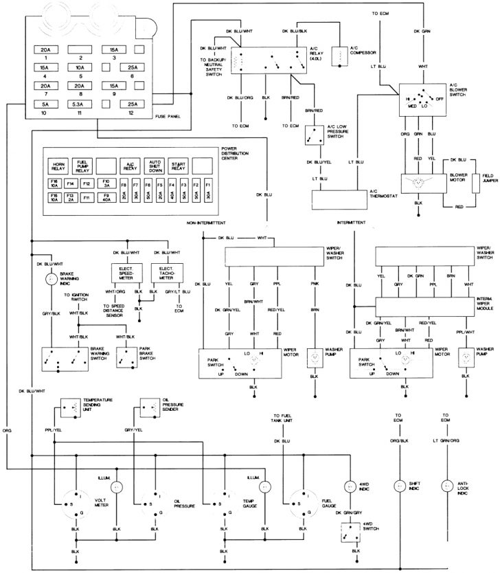 1999 Jeep Wrangler Ignition Wiring Diagram