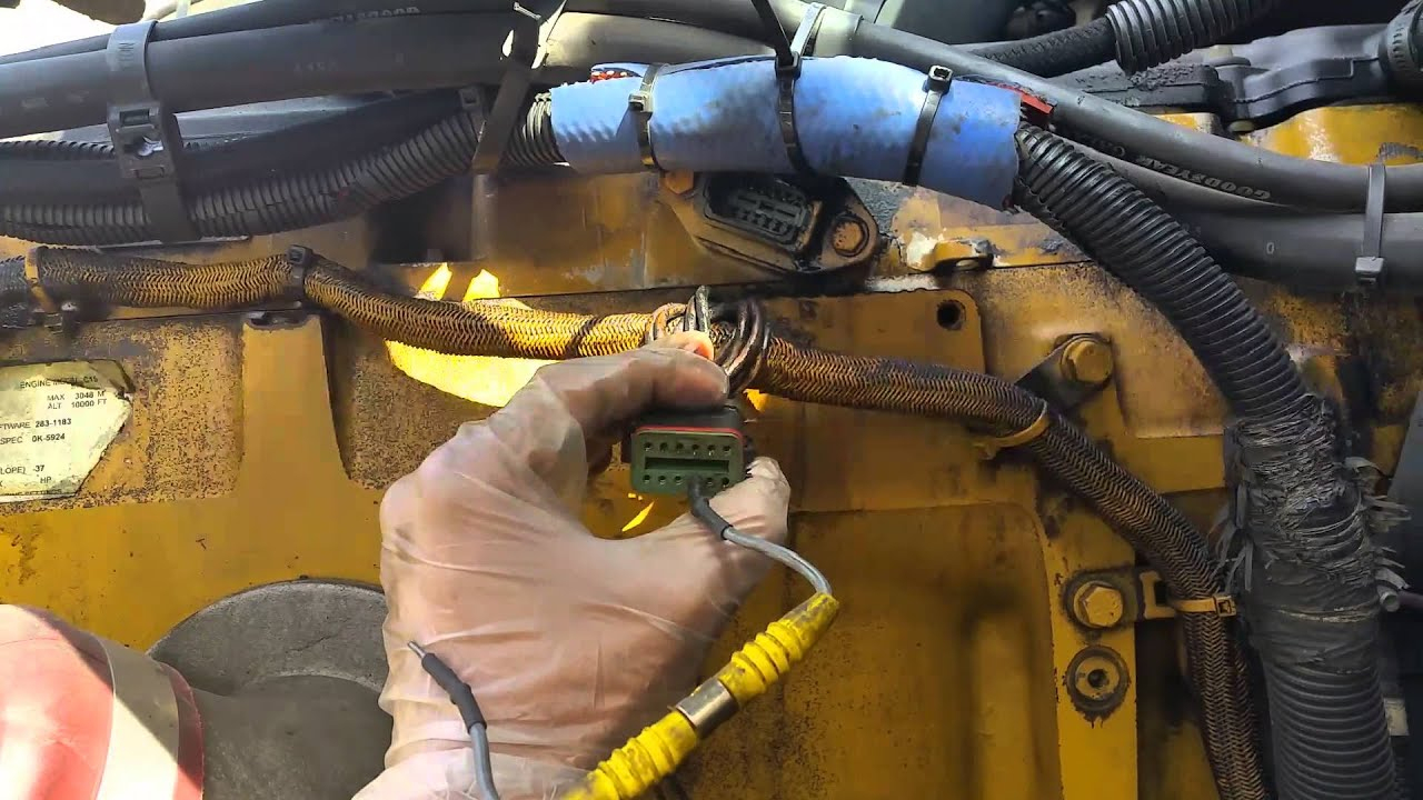 Cat C15 Iva Solenoid Diagnosed And Replaced - Youtube - Cat C15 Ecm Wiring Diagram