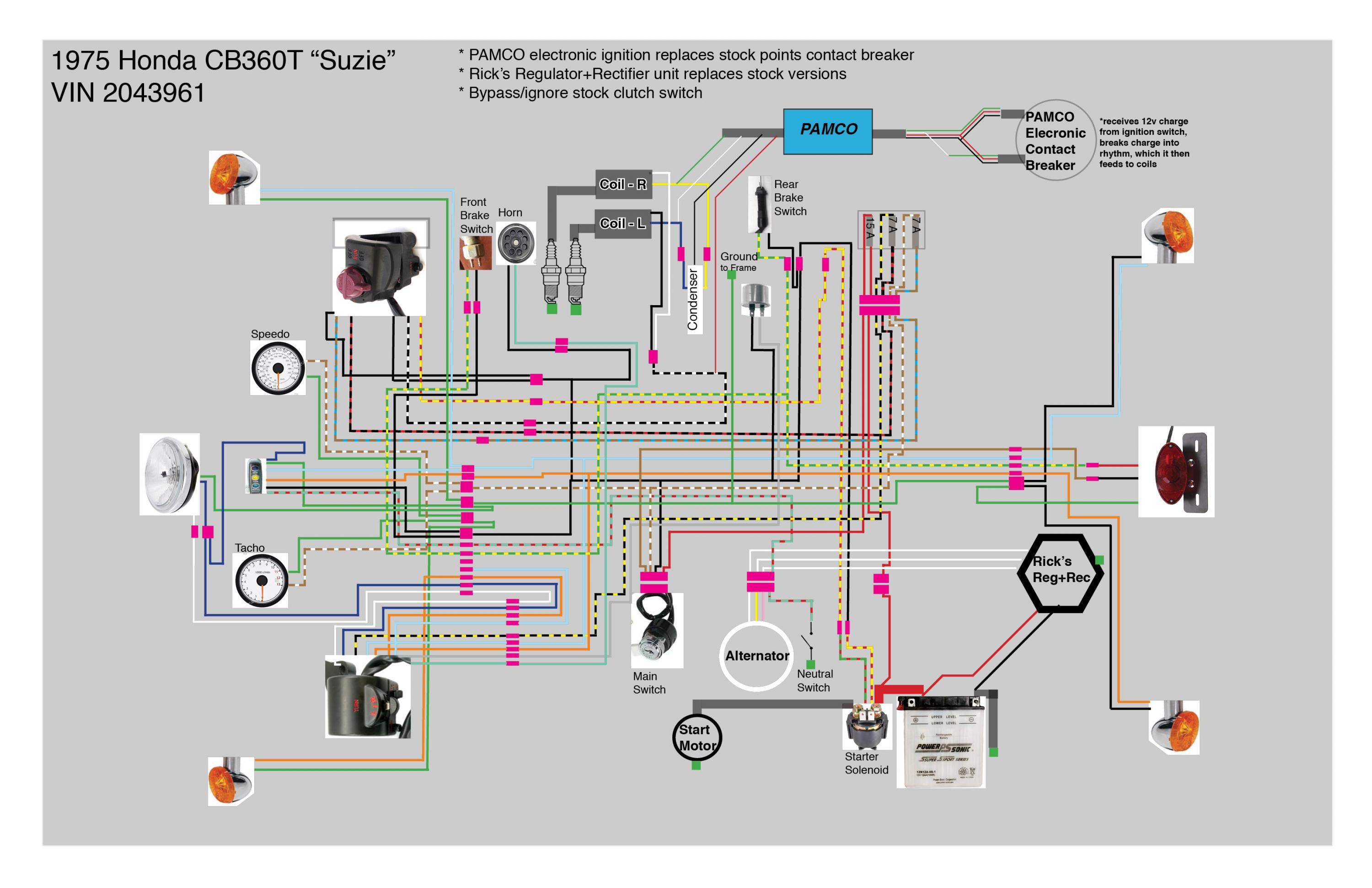 Cb550 Wiring Diagram - Cadician's Blog