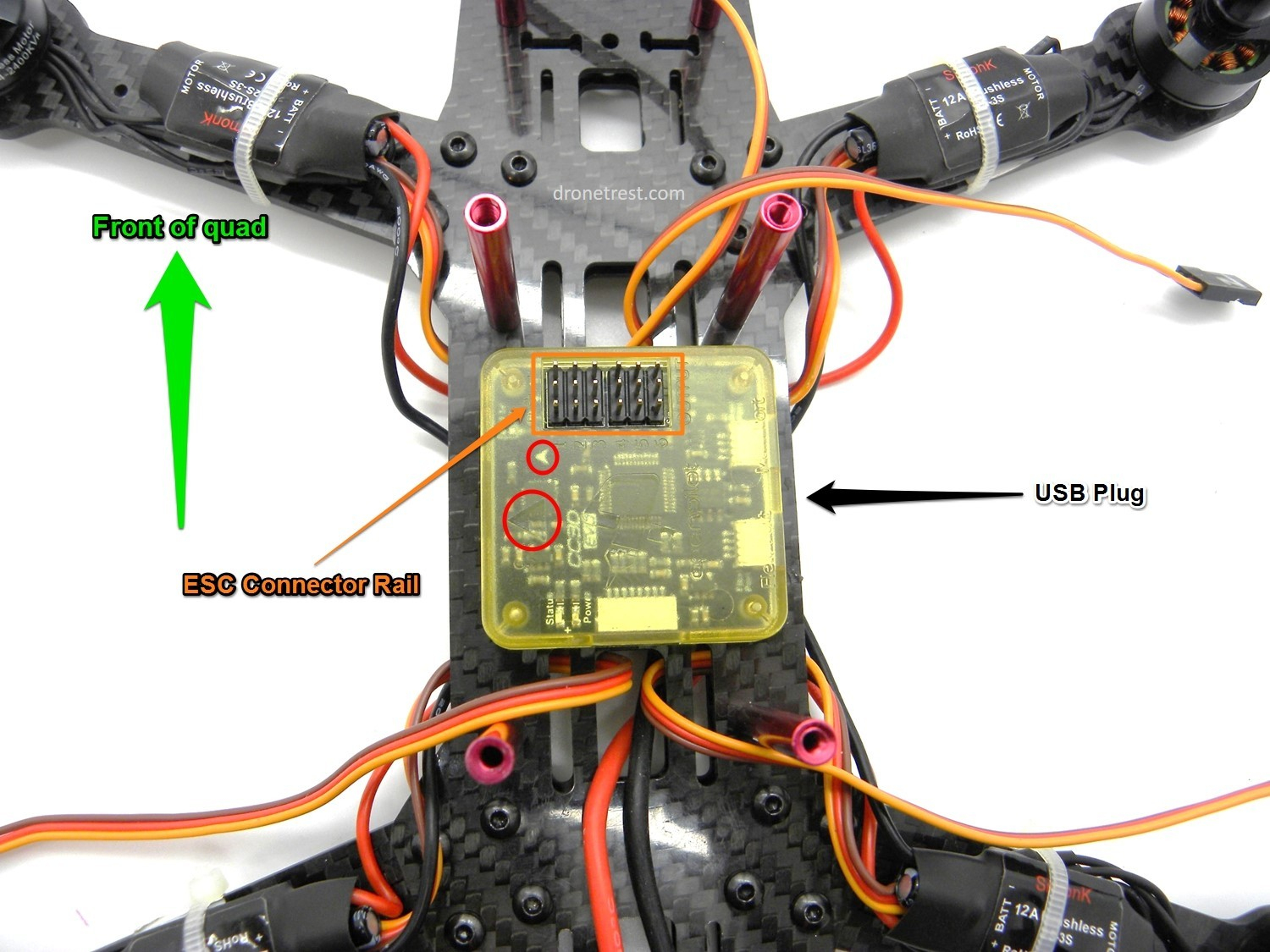 Cc3D Wiring Diagram Quad Copter | Manual E-Books - Cc3D Wiring Diagram