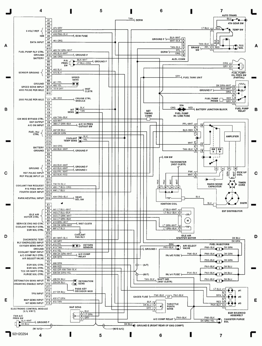 Chevrolet Camaro Questions - What Fuse Operates The Fuel Pump On An - Fuel Pump Wiring Diagram