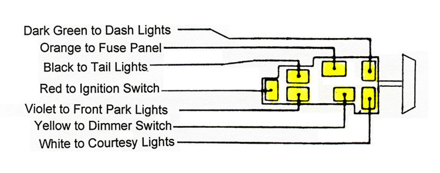 Chevrolet Headlight Switch Wiring Diagram | Manual E-Books - Chevy Headlight Switch Wiring Diagram