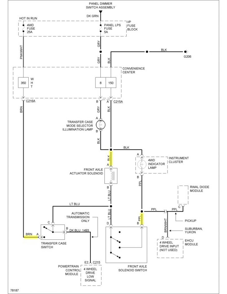 Chevy 4Wd Actuator Wiring Diagram | Manual E-Books - Chevy 4X4 Actuator