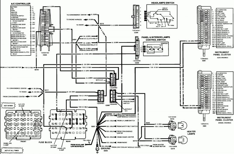Chevy Pickup Headlight Wiring For 1984 - Schema Wiring Diagram - 2000