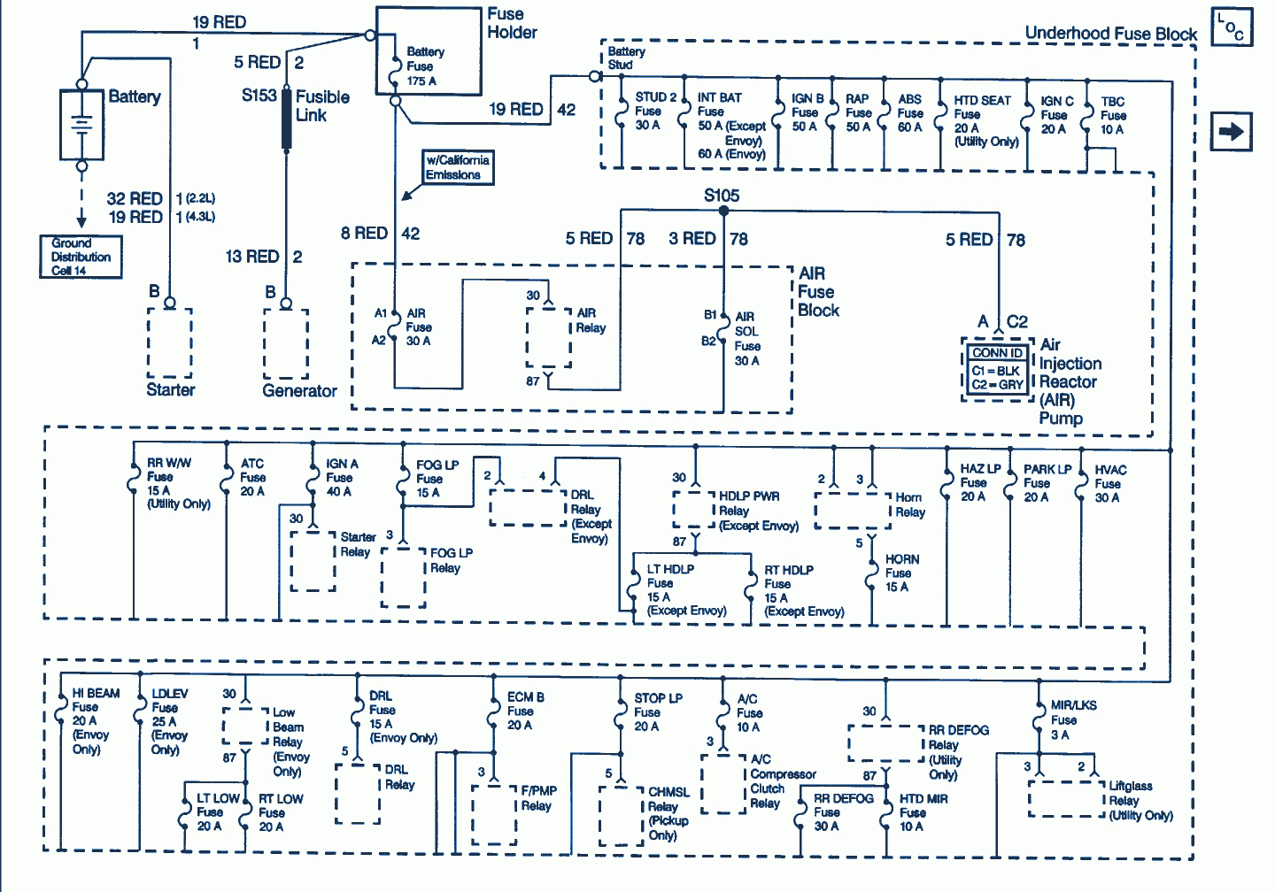 1997 Chevy Schematics | Manual E-Books - 2000 Chevy S10 Wiring Diagram