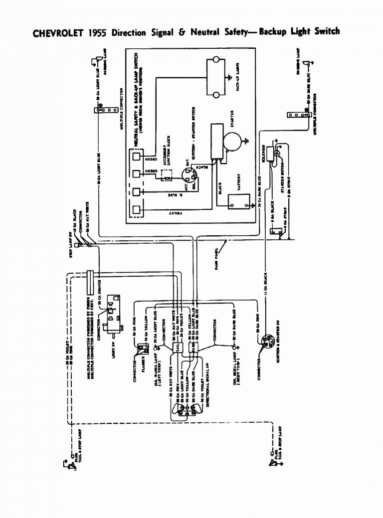 Chevy Turn Signal Wiring Schematic Wiring Diagram Universal Turn