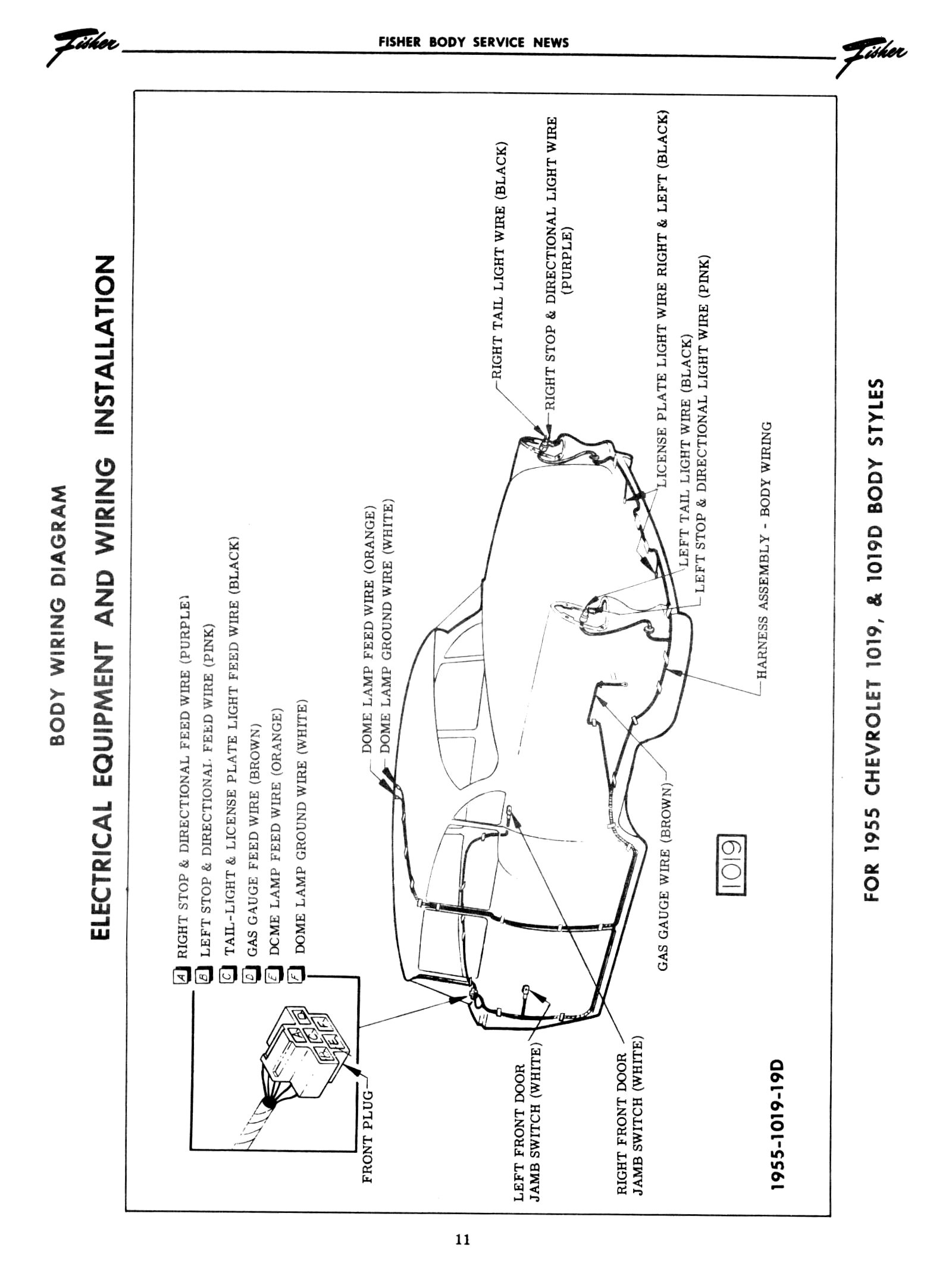 Chevy Wiring Diagrams - Dome Light Wiring Diagram