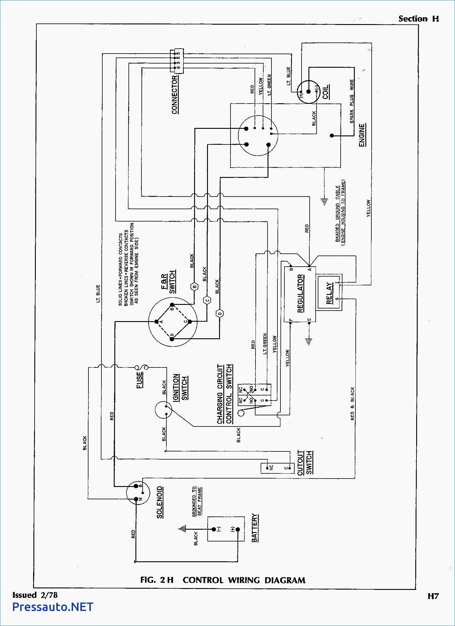 Club Car Ds Ignition Wiring Diagram | Manual E-Books - Ezgo Golf Cart Wiring Diagram