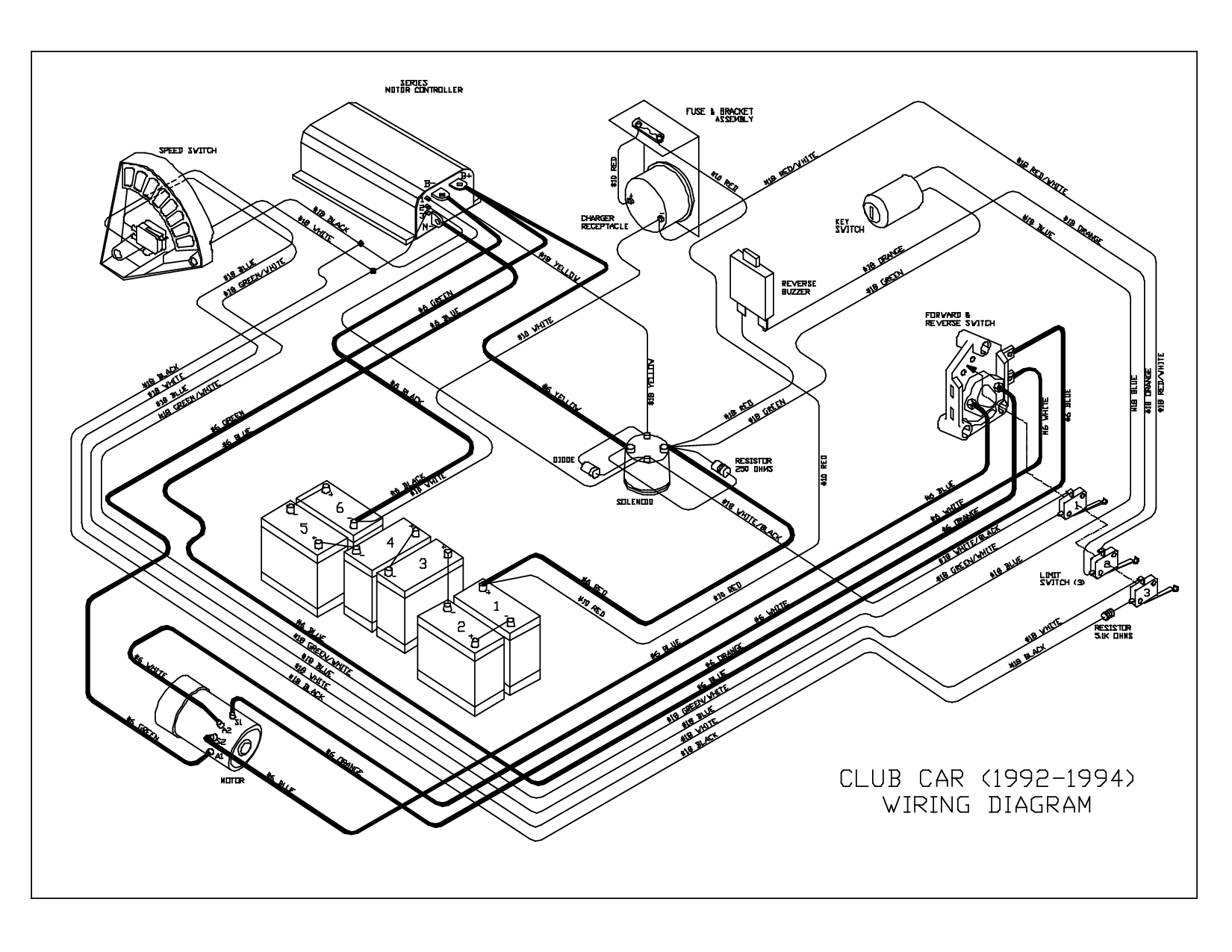 Club Car Wiring Diagram 36 Volt 5A247521D8047 And 91 At Club Car - 36 Volt Golf Cart Wiring Diagram