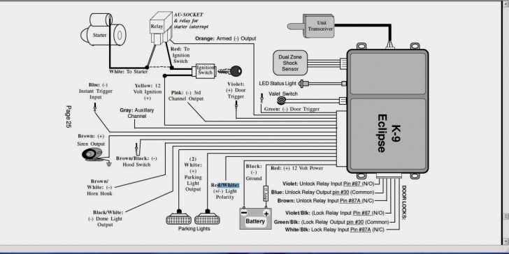 Compustar Wiring Diagrams M-unit Blue/basic Universal Wiring