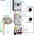 Contactor Wiring Guide For 3 Phase Motor With Circuit Breaker   Three Phase Motor Wiring Diagram