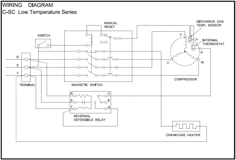 Copeland Wiring Diagrams - Wiring Data Diagram - Compressor Wiring ...