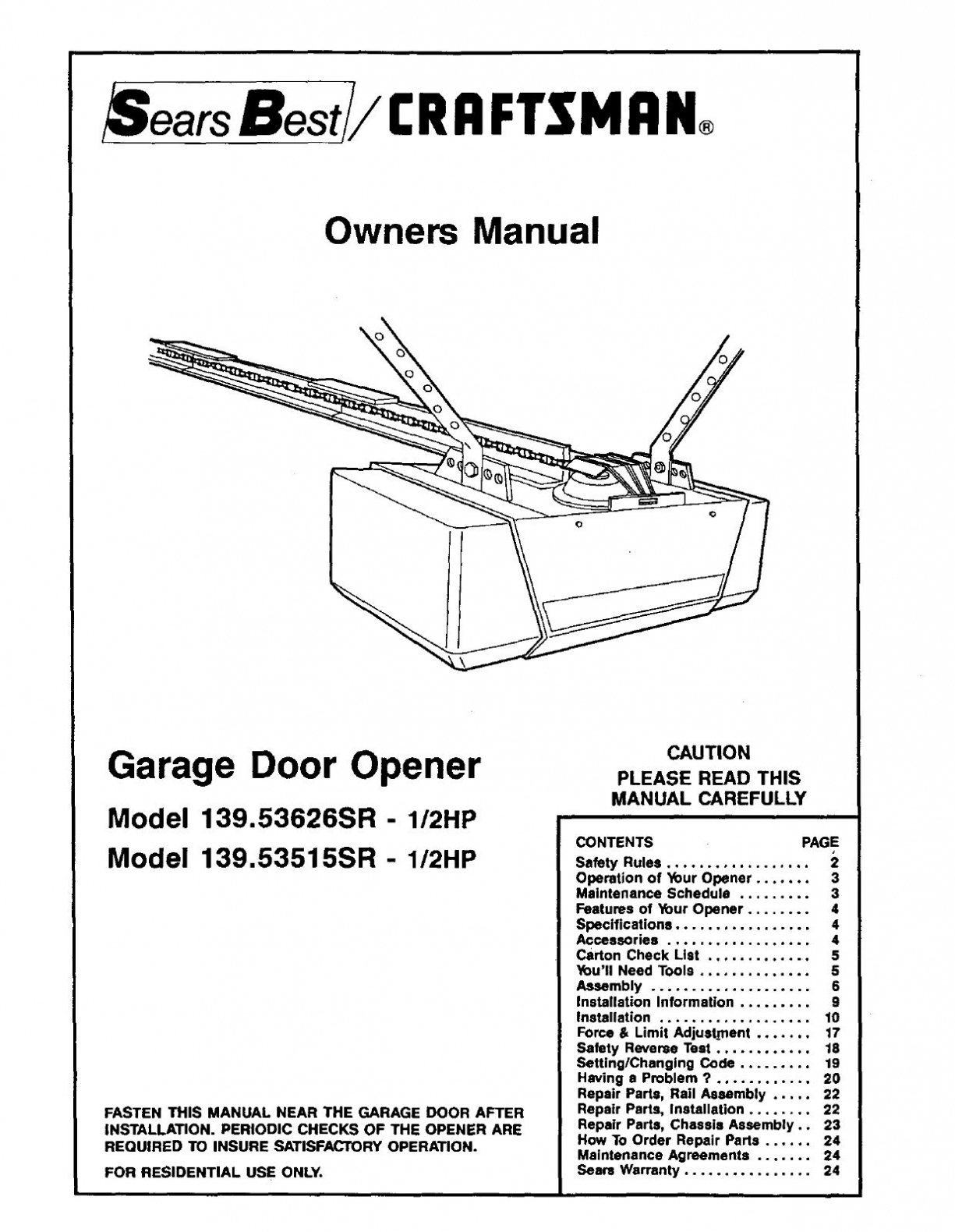 Craftsman Garage Door Opener Wiring Diagram Cadician's Blog