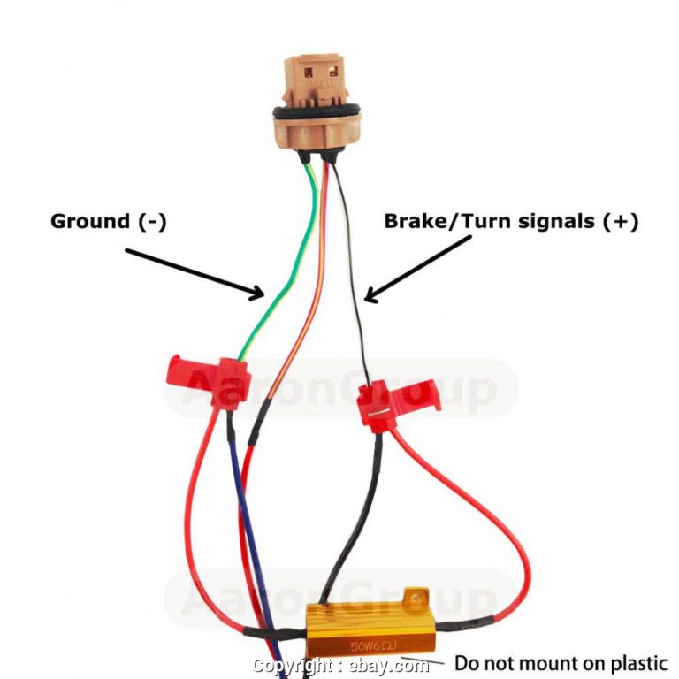 Creative Led Load Resistor Wiring Diagram Details About 4Pcs 50W 6Rj