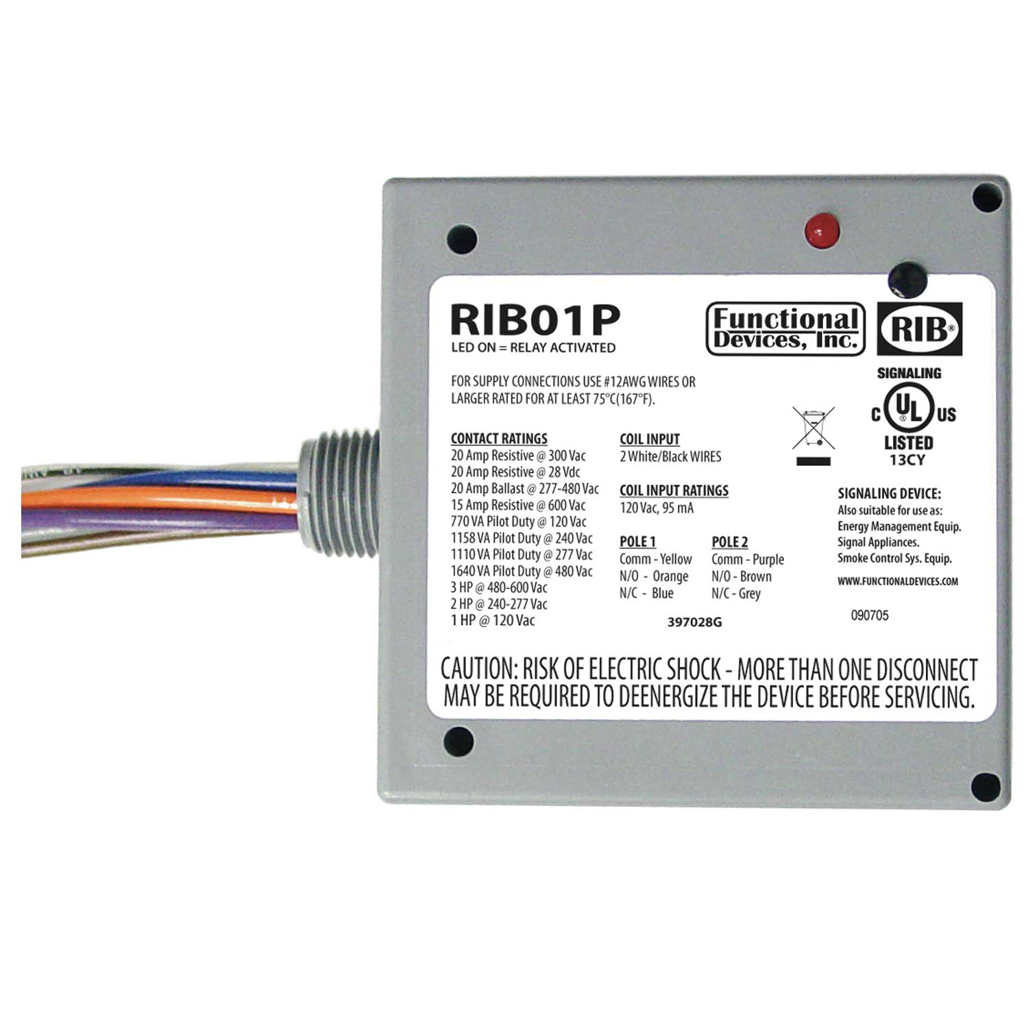 Details - Functional Devices, Inc. - Rib Relay Wiring Diagram