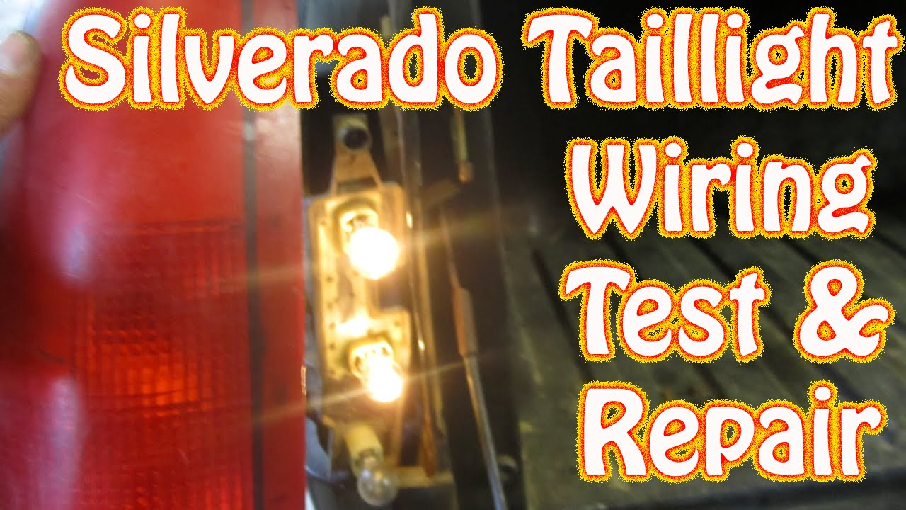Diy Chevy Silverado Gmc Sierra Taillight Repair How To Test And - Tail Light Wiring Diagram 1995 Chevy Truck