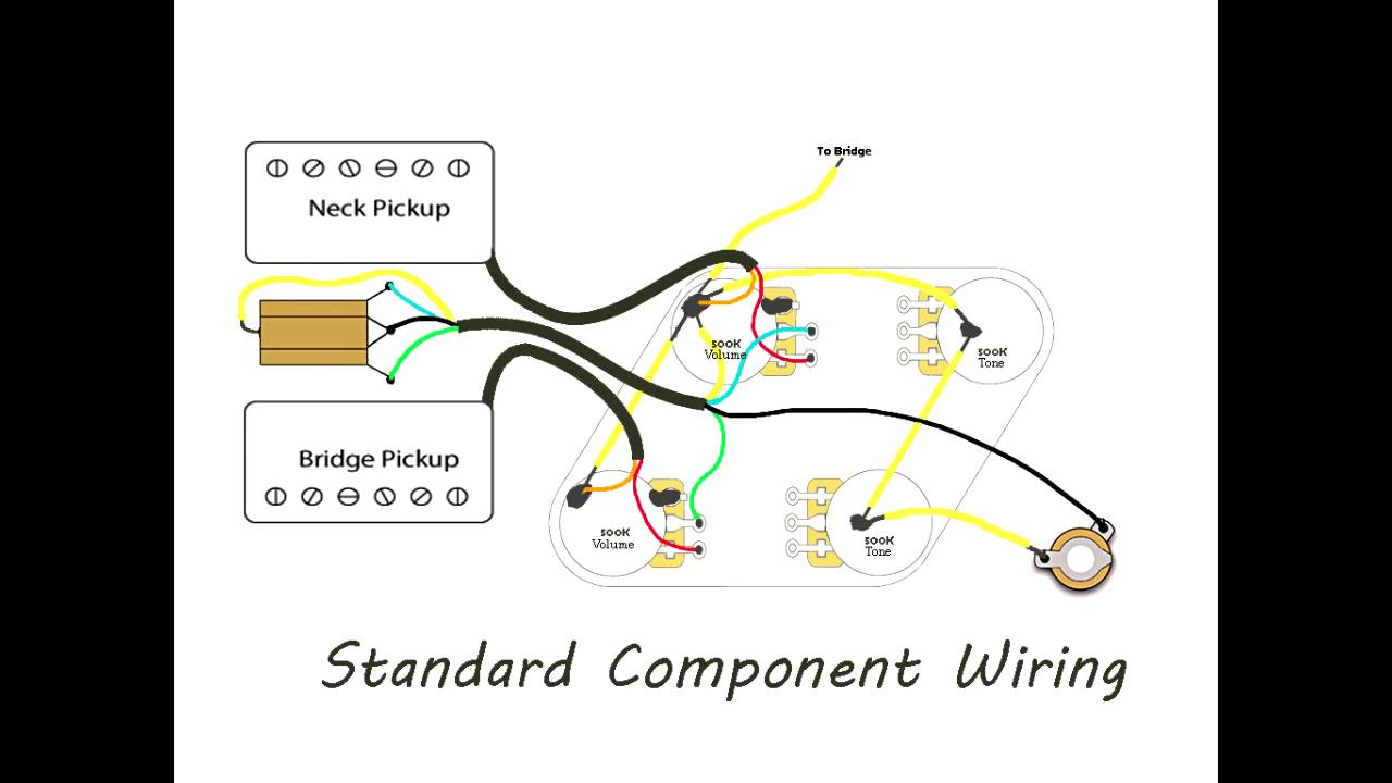 Diy Les Paul Wiring - Vintage Versus Modern - Youtube - Les Paul Wiring Diagram