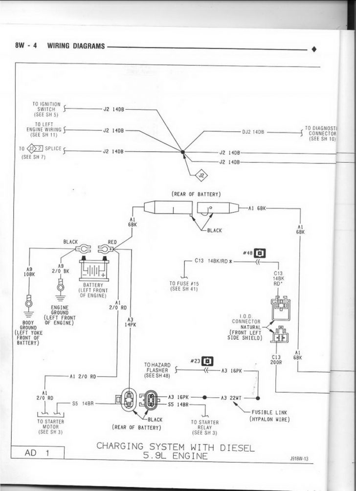 Dodge Cummins Alternator Wiring Diagram Picture | Otomobilestan - Dodge