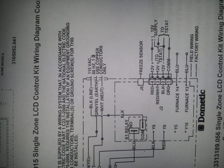 Dometic Rv Thermostat Wiring | Wiring Diagram - Dometic Rv Thermostat