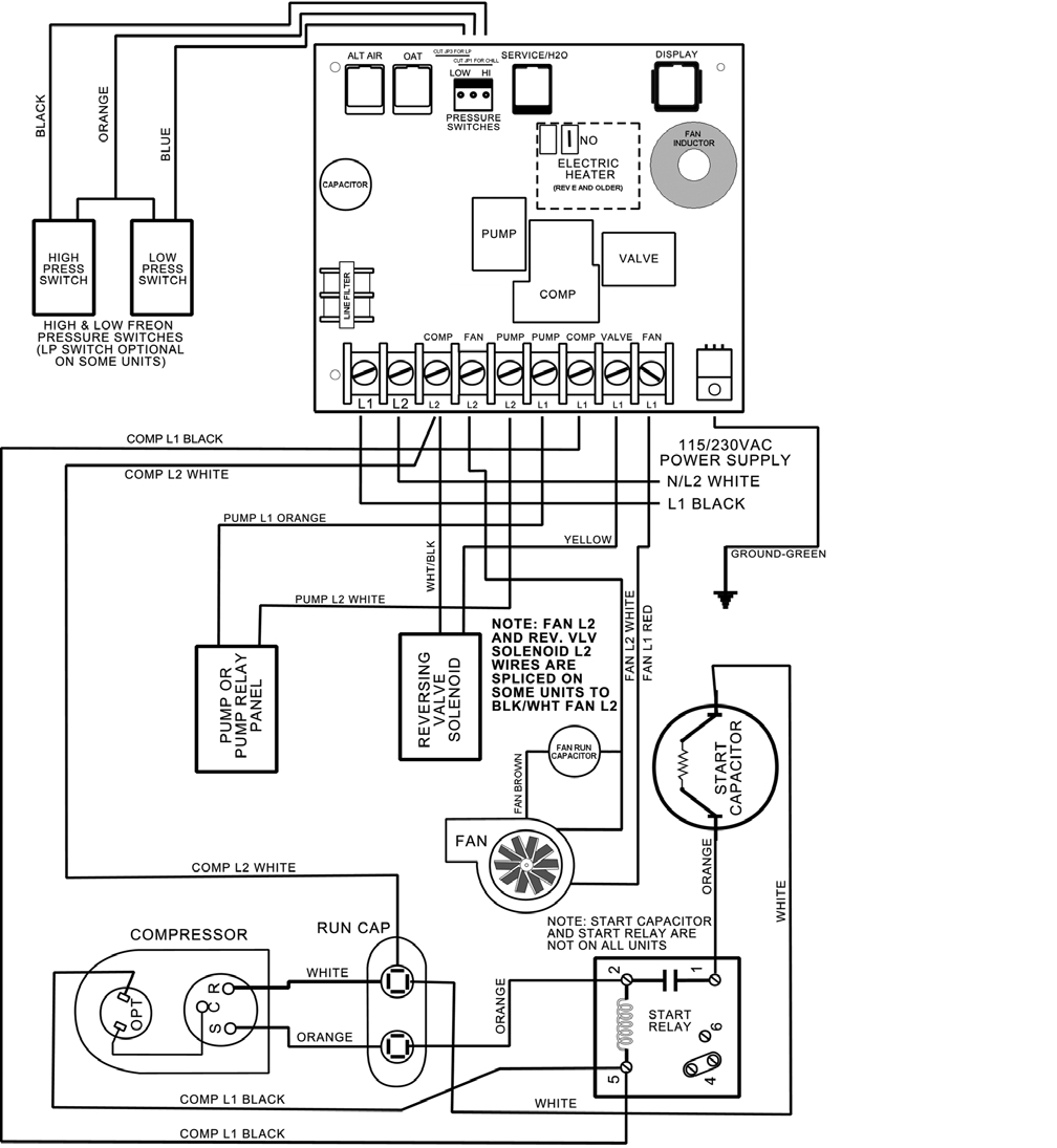 Dometic single zone lcd thermostat wiring diagram