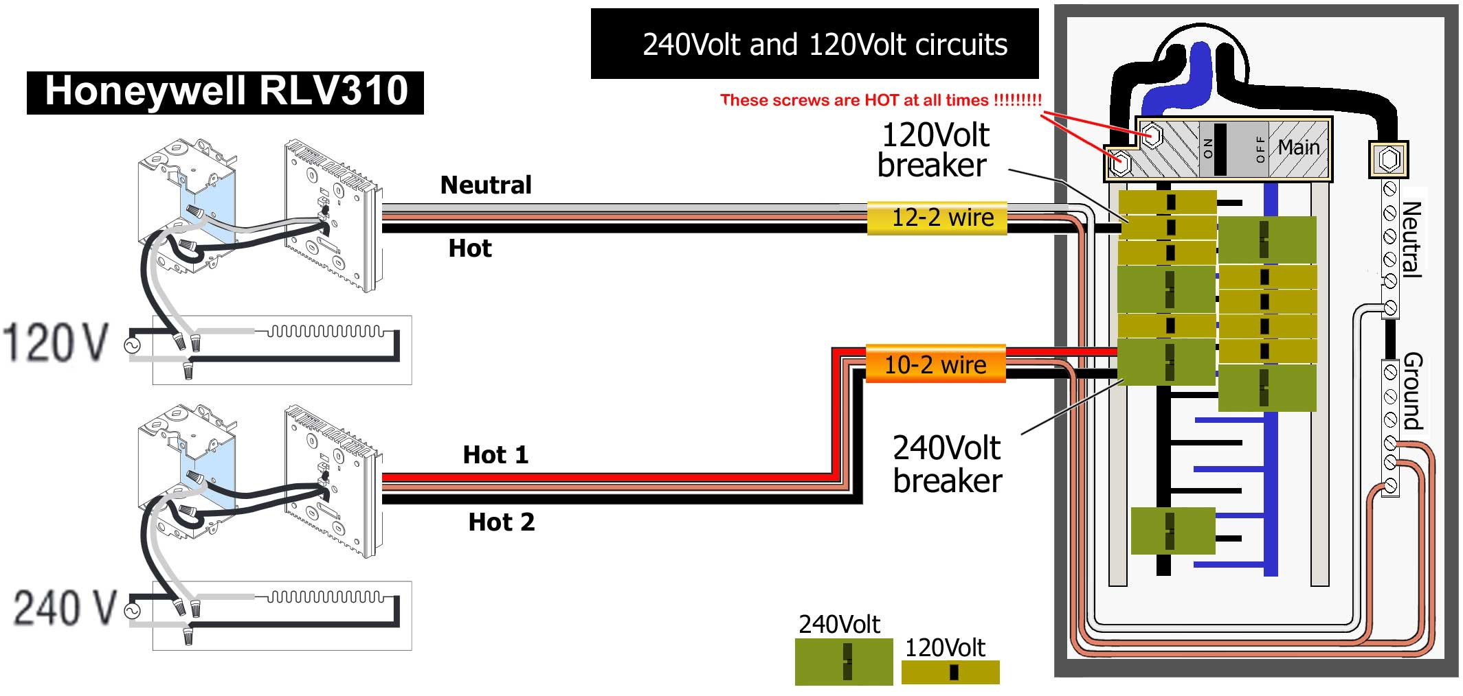 Double Pole Wiring Diagram | Msyc Switch Wiring Diagram - Double Pole Thermostat Wiring Diagram