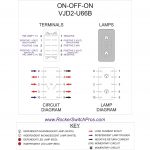 Dpdt Rocker Switch | On Off On | 2 Ind Lamps   Carling Switch Wiring Diagram