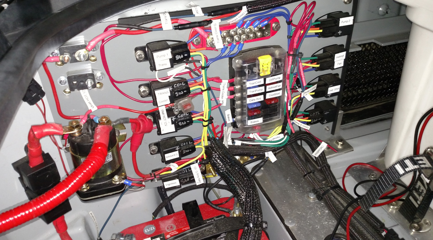 Race Car Wiring Setup