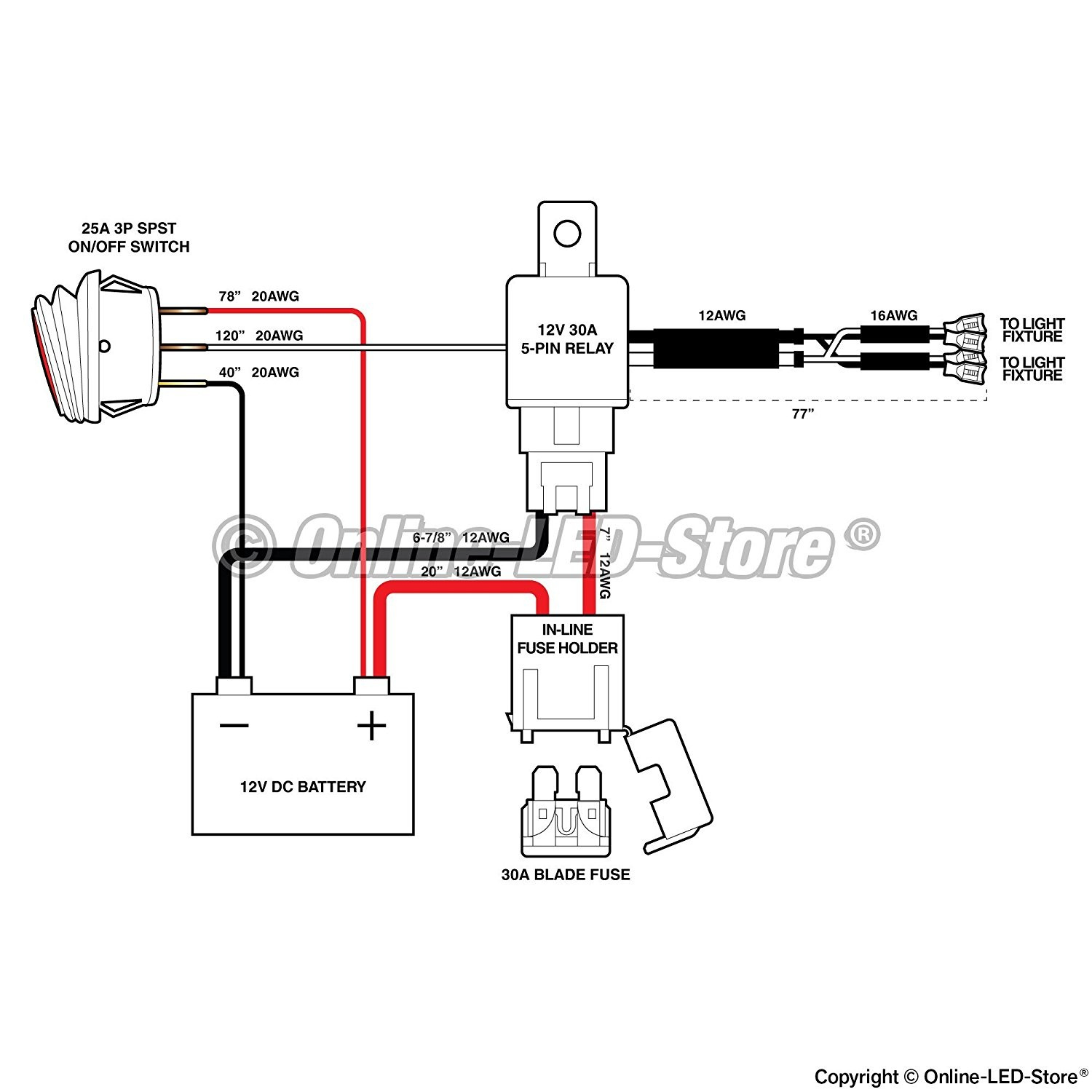 Driving Lights Wiring Diagram | Wiring Library - 5 Pin Relay Wiring Diagram Driving Lights