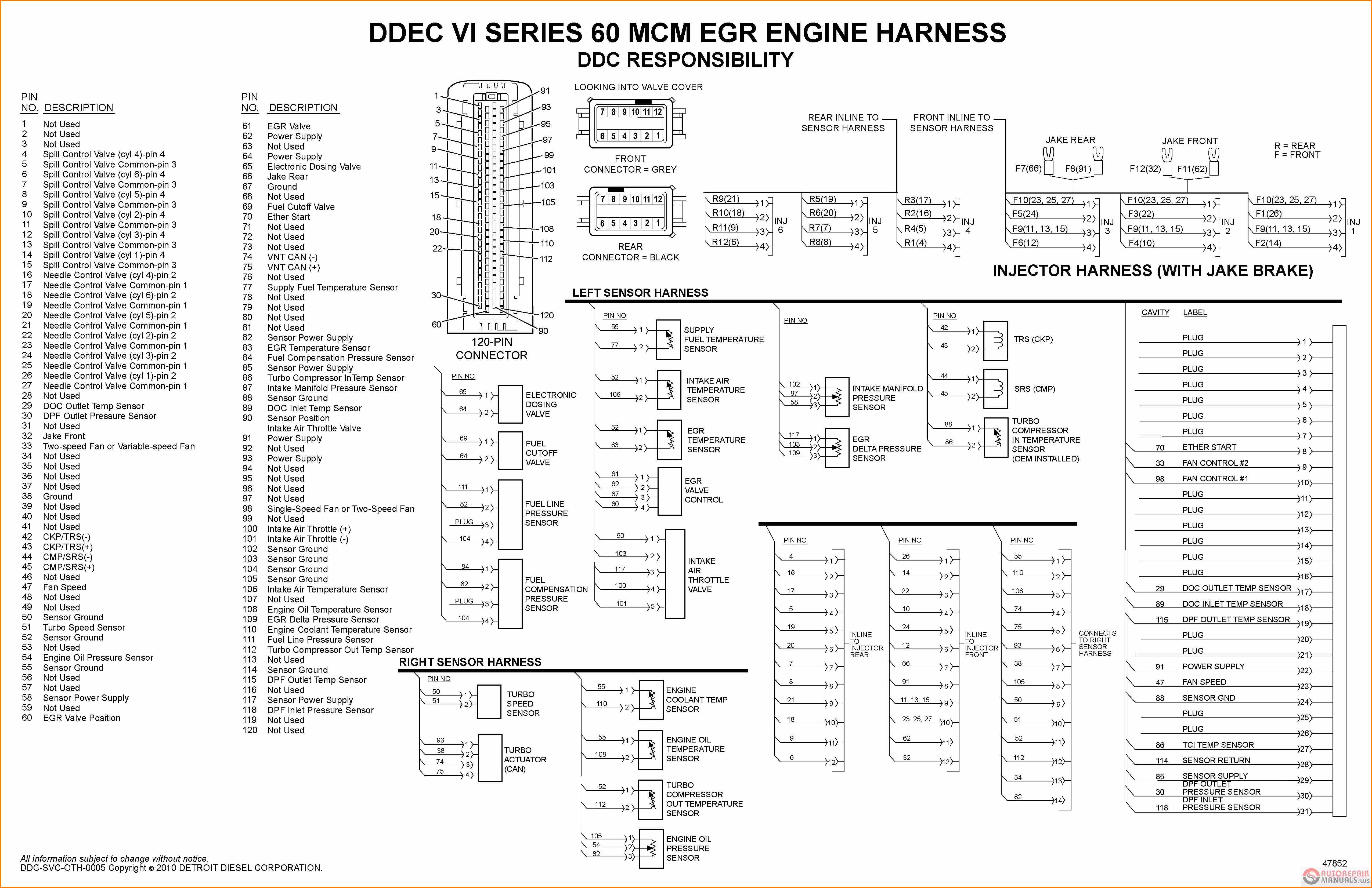 Ecm Detroit Ddec 5 Wiring Diagram | Wiring Diagram - Detroit Series 60 Ecm Wiring Diagram