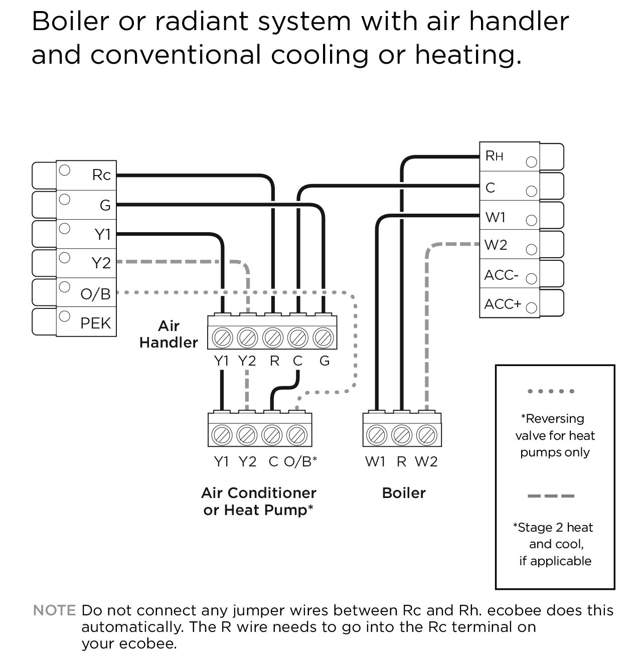 Ecobee4 Wiring Diagrams – Ecobee Support - Heat Pump Wiring Diagram