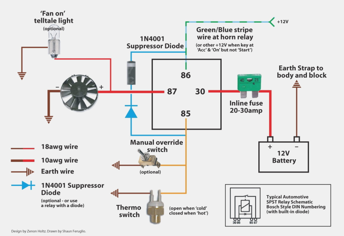 Electric Fan Wire Diagram | Manual E-Books - Electric Fan Wiring Diagram