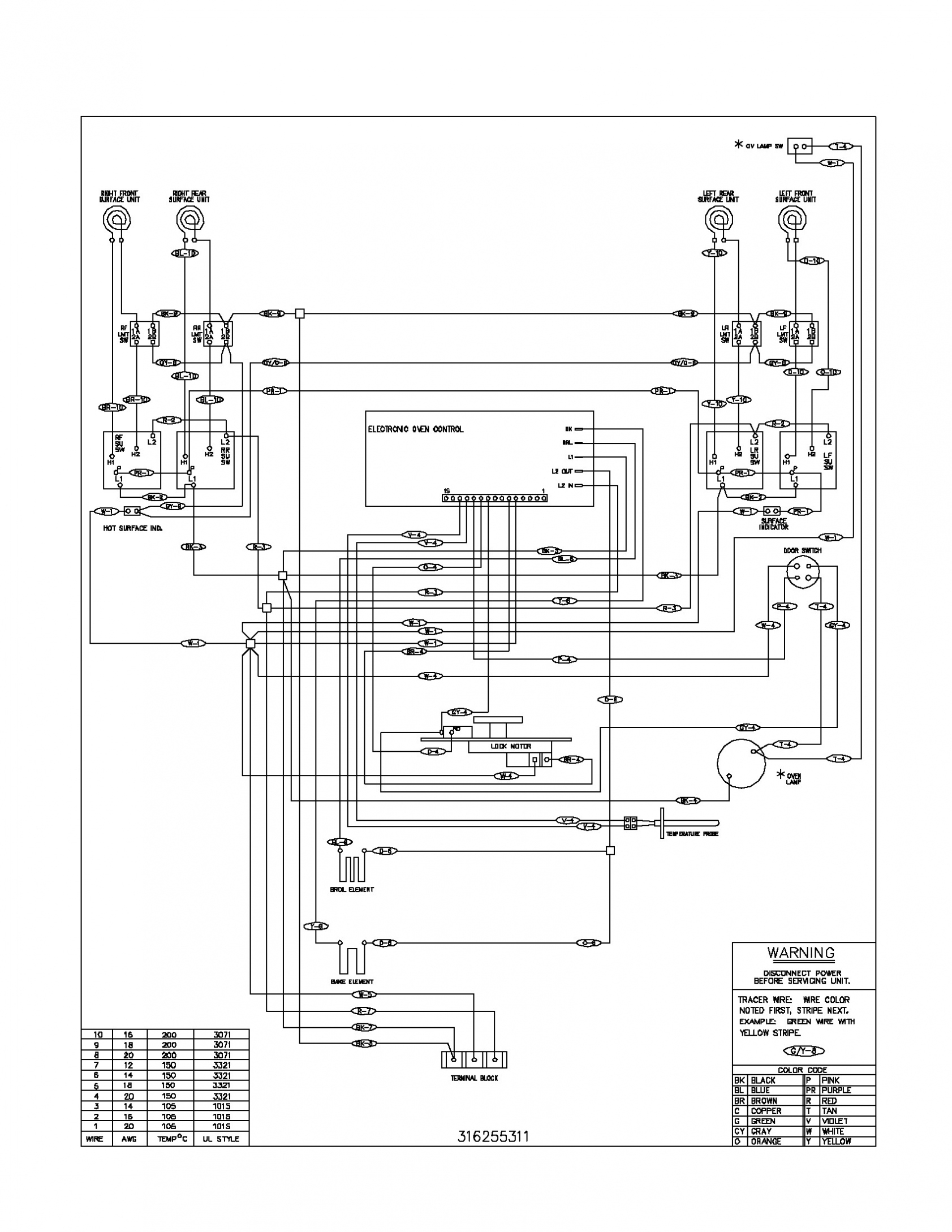 Wiring Diagram For Electric Stove