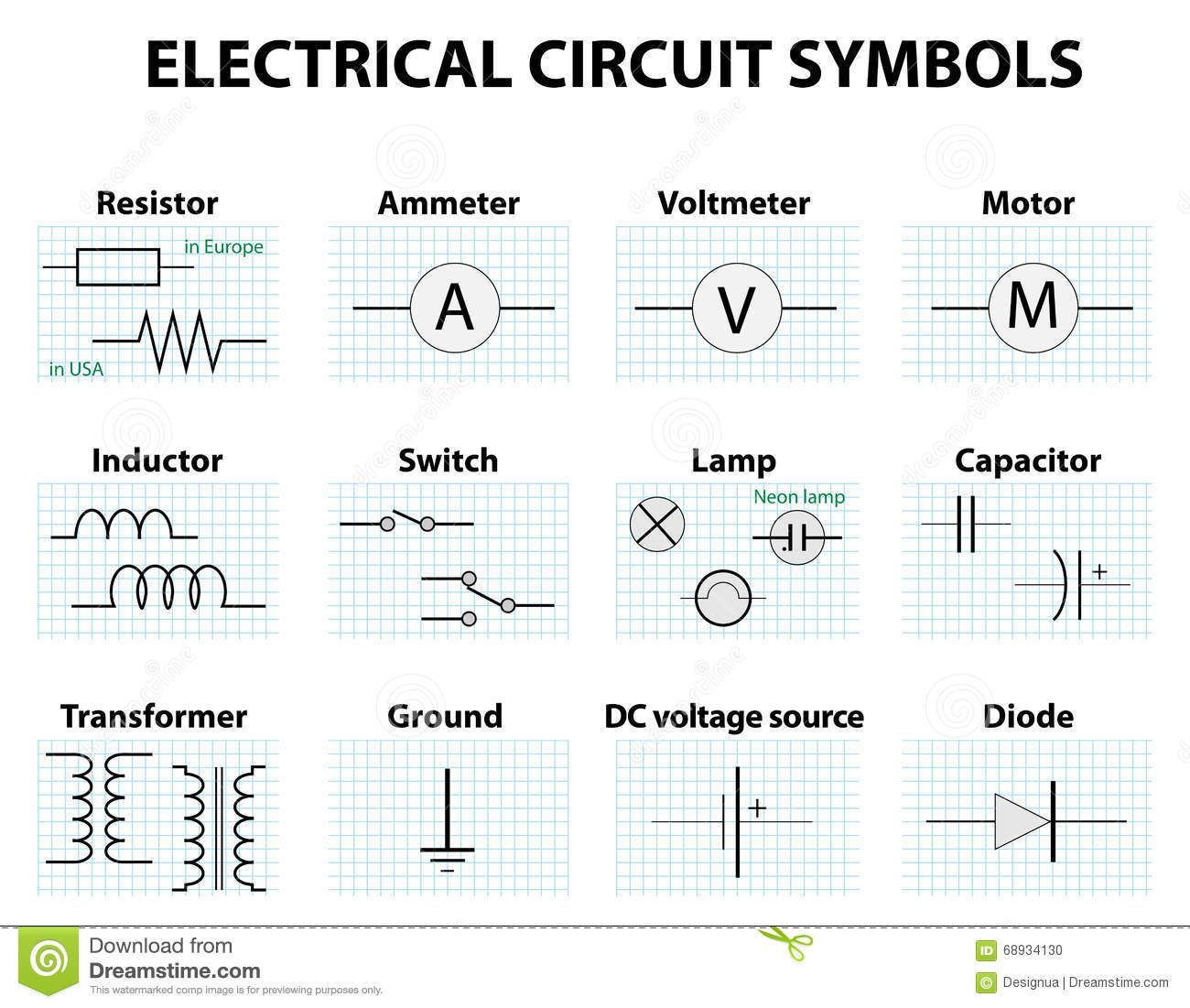 Electrical Diagram Schematic Symbols - Today Wiring Diagram - Electrical Wiring Diagram Symbols