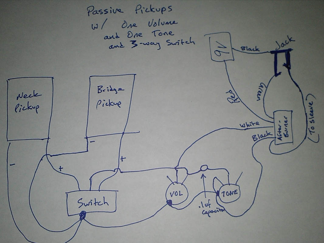 Emg Afterburner - My Guitar Projects - Emg 81 85 Wiring Diagram