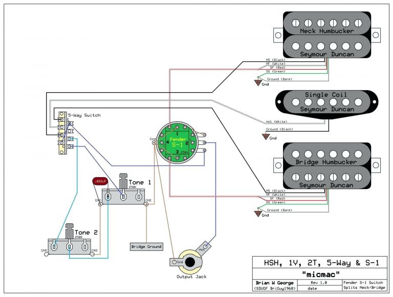 Emg Select Wiring Diagram | Schematic Diagram - Emg 81 85 Wiring ...