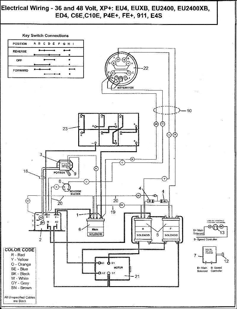 Ez Go Marathon Electric Motor Wiring Diagram | Wiring Diagram - Ez Go Txt 36 Volt Wiring Diagram