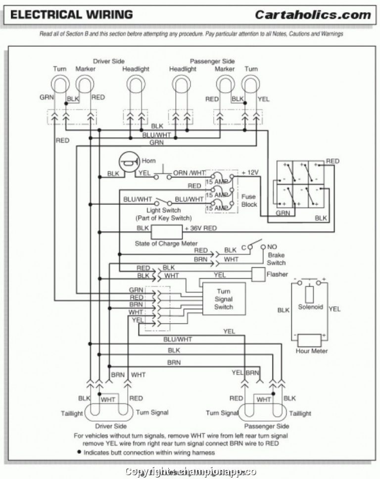 Ezgo Txt Wiring Diagram For Key Switch - Wiring Diagrams Hubs - Ezgo ...