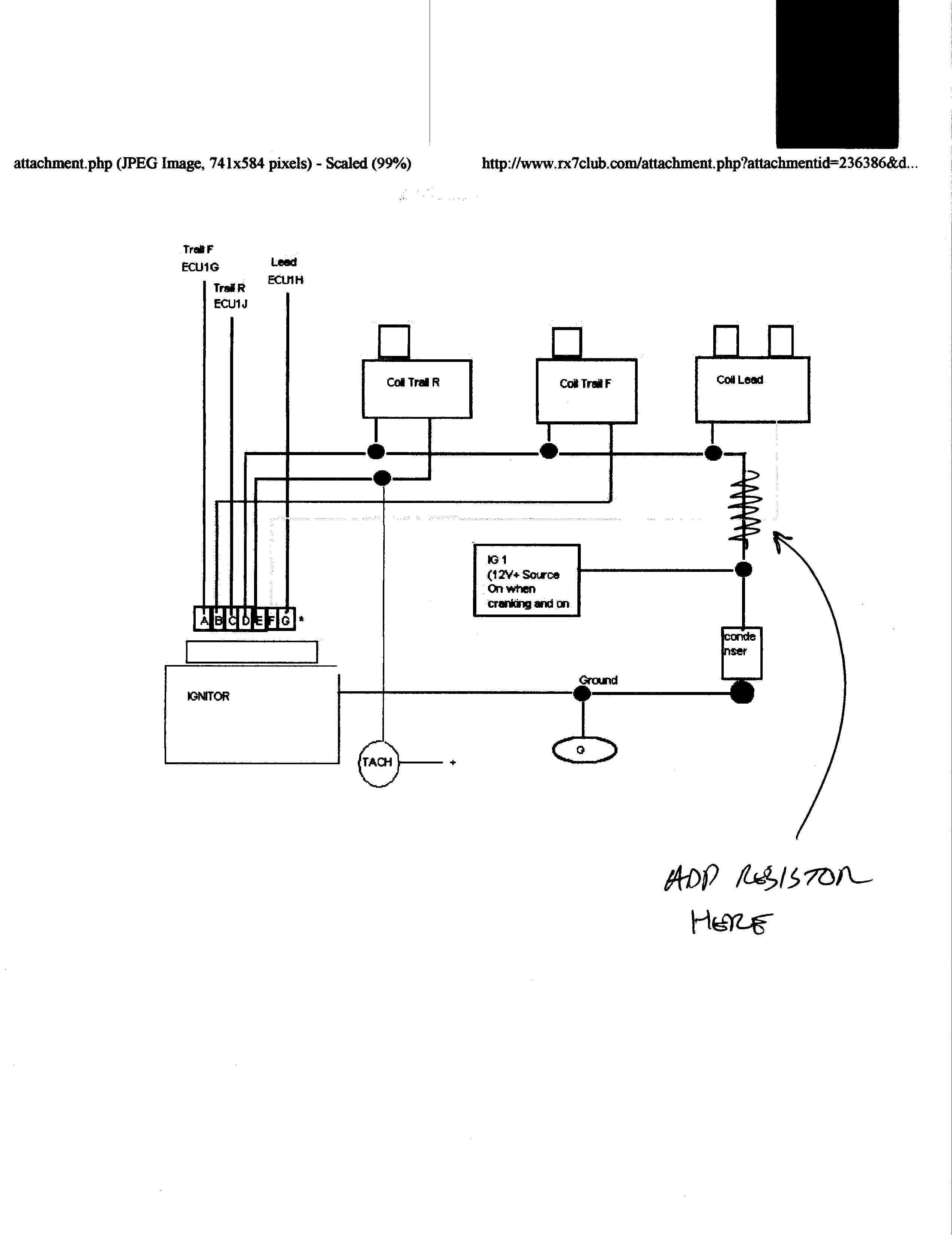 Fd Ignition, Coil Wiring Help Please - Rx7Club - Mazda Rx7 Forum - Ignition Coil Wiring Diagram