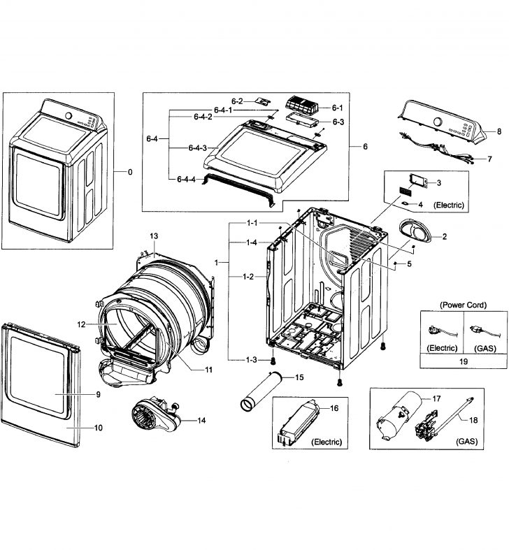 samsung dryer heating element wiring schematic
