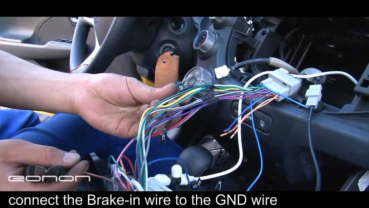 Fit Diy Installation Guide For Eonon Specific Car Dvd Gps - Youtube - Eonon Wiring Diagram