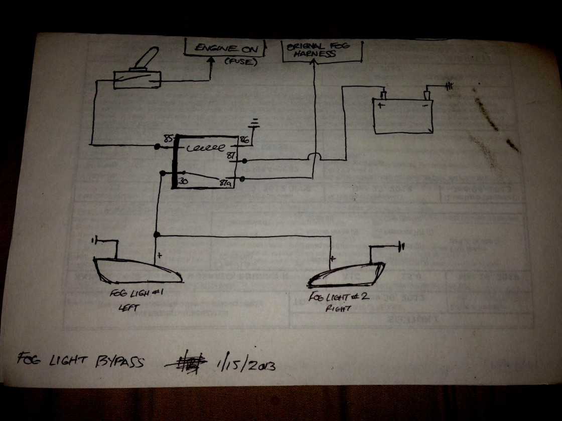 Foglight Wiring Diagram